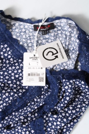 Γυναικεία μπλούζα Jennyfer, Μέγεθος L, Χρώμα Μπλέ, Τιμή 2,40 €