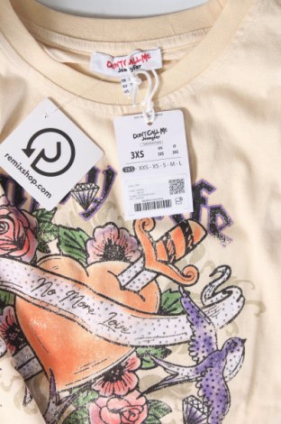 Γυναικεία μπλούζα Jennyfer, Μέγεθος XXS, Χρώμα  Μπέζ, Τιμή 4,31 €