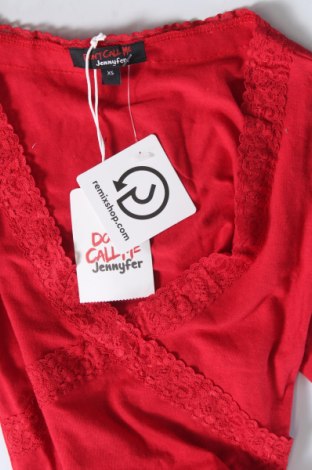 Bluză de femei Jennyfer, Mărime XS, Culoare Roșu, Preț 30,59 Lei