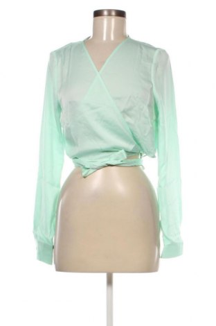 Дамска блуза Jennyfer, Размер L, Цвят Зелен, Цена 8,99 лв.