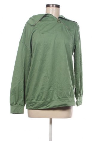 Дамска блуза JustFashionNow, Размер M, Цвят Зелен, Цена 4,37 лв.