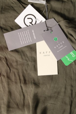 Γυναικεία μπλούζα Kaffe, Μέγεθος XXL, Χρώμα Πράσινο, Τιμή 21,83 €