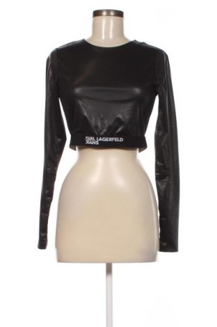 Дамска блуза Karl Lagerfeld, Размер M, Цвят Черен, Цена 217,55 лв.