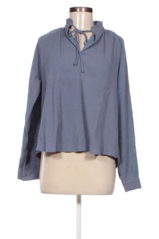 Damen Shirt Knowledge Cotton Apparel, Größe L, Farbe Blau, Preis 44,54 €