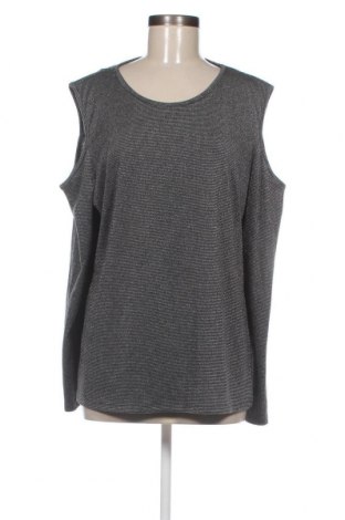Γυναικεία μπλούζα Laura Torelli, Μέγεθος XL, Χρώμα Γκρί, Τιμή 4,23 €