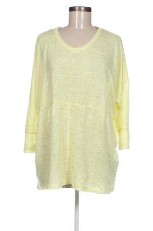 Γυναικεία μπλούζα Laura Torelli, Μέγεθος XL, Χρώμα Κίτρινο, Τιμή 4,47 €
