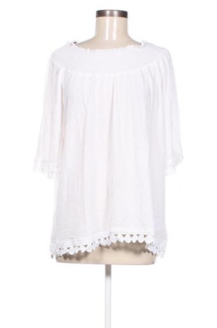 Γυναικεία μπλούζα Linea Tesini, Μέγεθος XL, Χρώμα Λευκό, Τιμή 13,89 €
