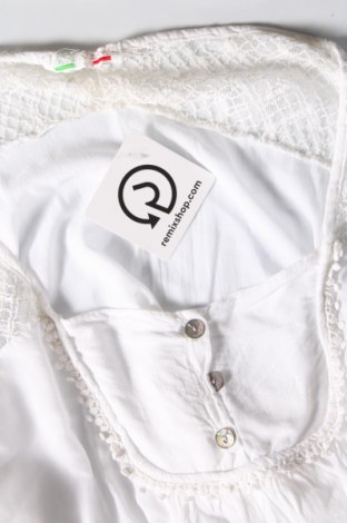 Γυναικεία μπλούζα Made In Italy, Μέγεθος M, Χρώμα Λευκό, Τιμή 5,54 €