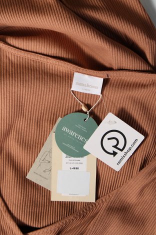 Damen Shirt Mamalicious, Größe L, Farbe Beige, Preis 11,19 €
