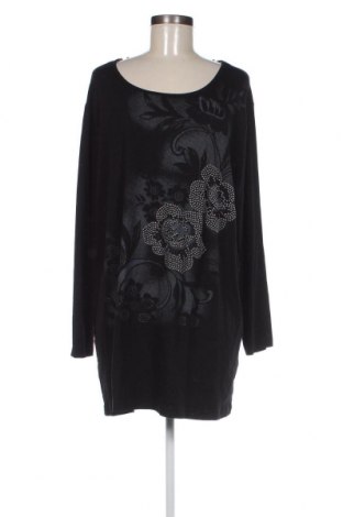 Γυναικεία μπλούζα Mia Moda, Μέγεθος XXL, Χρώμα Μαύρο, Τιμή 19,98 €
