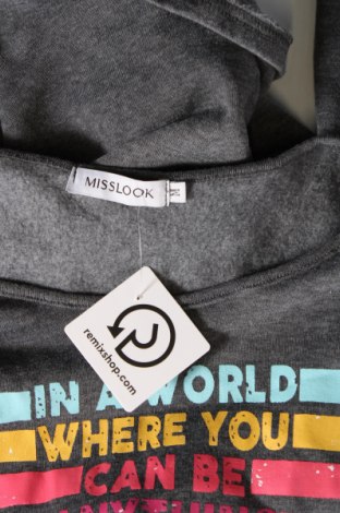 Γυναικεία μπλούζα MissLook, Μέγεθος M, Χρώμα Γκρί, Τιμή 3,17 €