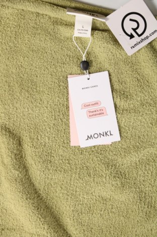 Γυναικεία μπλούζα Monki, Μέγεθος L, Χρώμα Πράσινο, Τιμή 3,74 €