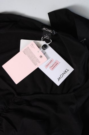 Γυναικεία μπλούζα Monki, Μέγεθος L, Χρώμα Μαύρο, Τιμή 4,19 €