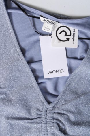 Damen Shirt Monki, Größe L, Farbe Blau, Preis 4,99 €