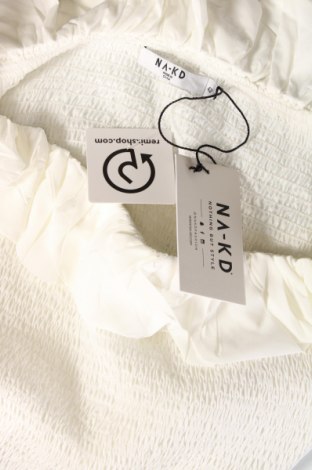Γυναικεία μπλούζα NA-KD, Μέγεθος L, Χρώμα Λευκό, Τιμή 7,94 €