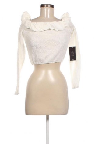 Γυναικεία μπλούζα NA-KD, Μέγεθος L, Χρώμα Λευκό, Τιμή 7,94 €