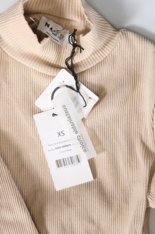 Γυναικεία μπλούζα NA-KD, Μέγεθος XS, Χρώμα  Μπέζ, Τιμή 23,63 €