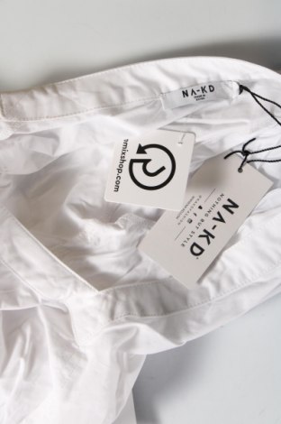 Damen Shirt NA-KD, Größe S, Farbe Weiß, Preis 8,33 €