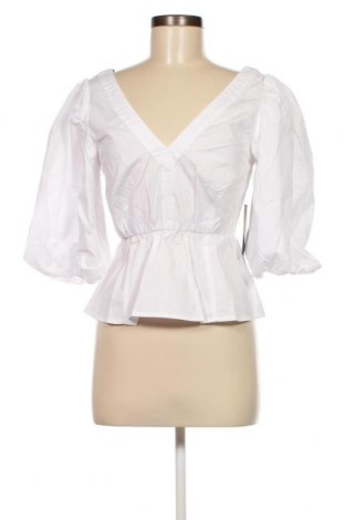 Дамска блуза NA-KD, Размер S, Цвят Бял, Цена 16,17 лв.