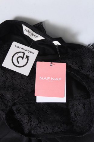 Γυναικεία μπλούζα Naf Naf, Μέγεθος S, Χρώμα Μαύρο, Τιμή 7,94 €