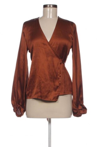 Дамска блуза Object, Размер M, Цвят Кафяв, Цена 15,30 лв.