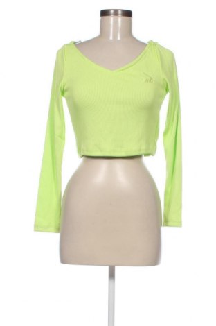 Дамска блуза PUMA, Размер M, Цвят Зелен, Цена 30,80 лв.