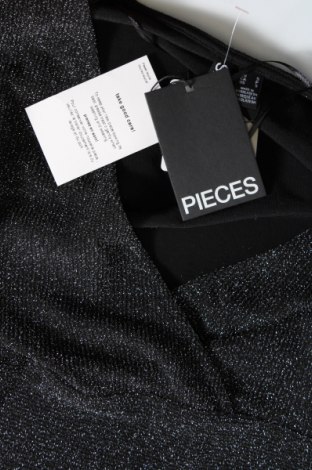 Дамска блуза Pieces, Размер S, Цвят Черен, Цена 11,50 лв.