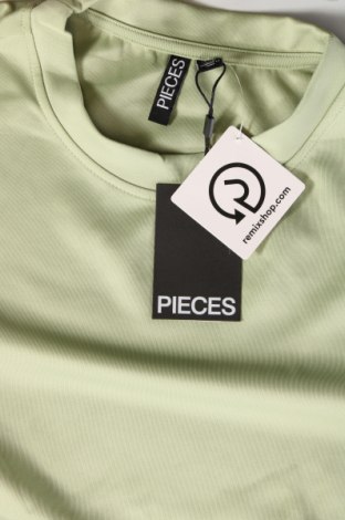 Дамска блуза Pieces, Размер XS, Цвят Зелен, Цена 6,90 лв.