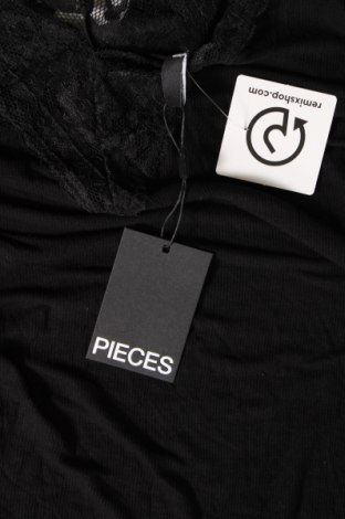 Γυναικεία μπλούζα Pieces, Μέγεθος M, Χρώμα Μαύρο, Τιμή 23,71 €