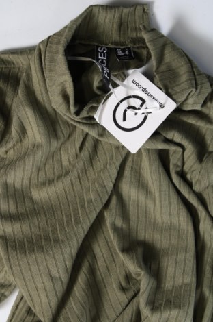 Дамска блуза Pieces, Размер M, Цвят Зелен, Цена 10,12 лв.