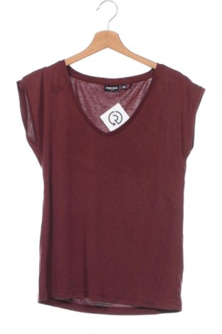 Γυναικεία μπλούζα Pieces, Μέγεθος XS, Χρώμα Κόκκινο, Τιμή 4,81 €