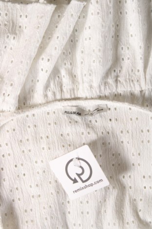 Дамска блуза Pull&Bear, Размер L, Цвят Бял, Цена 19,00 лв.
