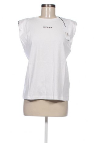 Γυναικεία μπλούζα Replay, Μέγεθος XS, Χρώμα Λευκό, Τιμή 41,50 €