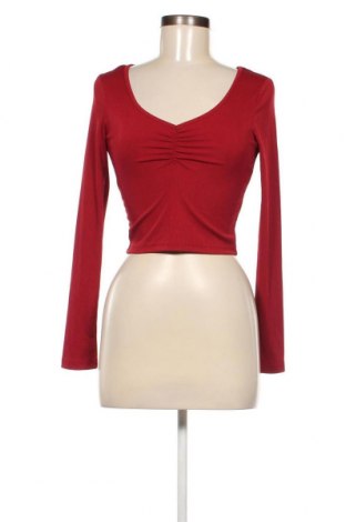 Дамска блуза Romwe, Размер S, Цвят Червен, Цена 11,48 лв.