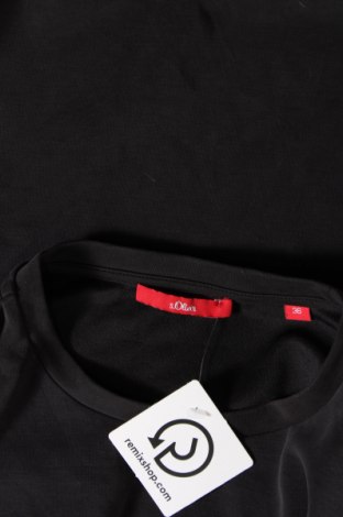 Γυναικεία μπλούζα S.Oliver, Μέγεθος S, Χρώμα Μαύρο, Τιμή 21,03 €