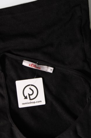 Γυναικεία μπλούζα S.Oliver, Μέγεθος M, Χρώμα Μαύρο, Τιμή 4,21 €