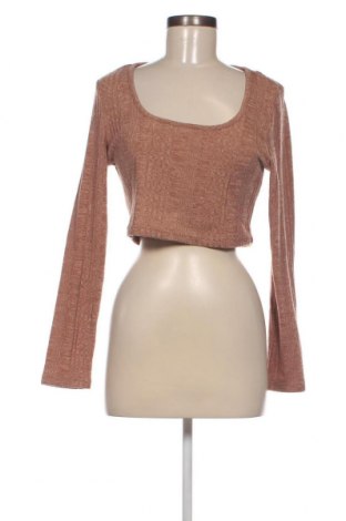 Дамска блуза SHEIN, Размер XL, Цвят Кафяв, Цена 3,99 лв.