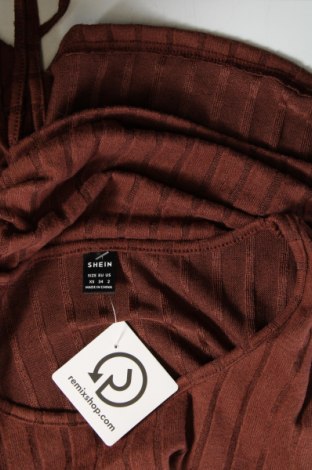 Bluză de femei SHEIN, Mărime XS, Culoare Maro, Preț 62,50 Lei