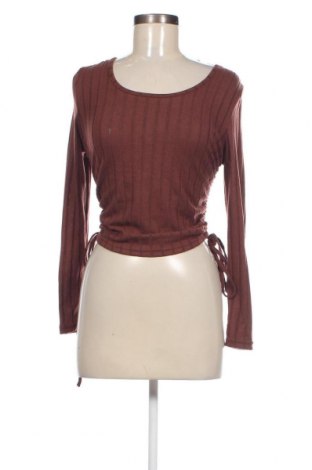 Дамска блуза SHEIN, Размер XS, Цвят Кафяв, Цена 8,55 лв.