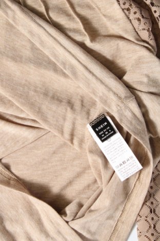 Дамска блуза SHEIN, Размер M, Цвят Бежов, Цена 10,16 лв.