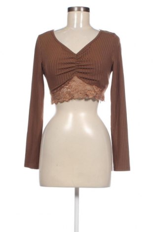 Γυναικεία μπλούζα SHEIN, Μέγεθος M, Χρώμα Καφέ, Τιμή 2,94 €