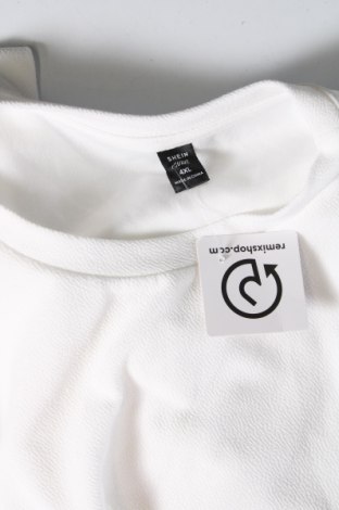 Damen Shirt SHEIN, Größe 4XL, Farbe Weiß, Preis 13,22 €