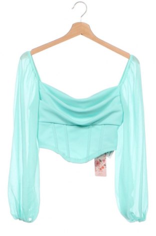 Γυναικεία μπλούζα SHEIN, Μέγεθος XS, Χρώμα Μπλέ, Τιμή 8,08 €