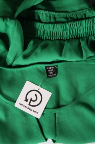 Дамска блуза SHEIN, Размер XXL, Цвят Зелен, Цена 14,97 лв.