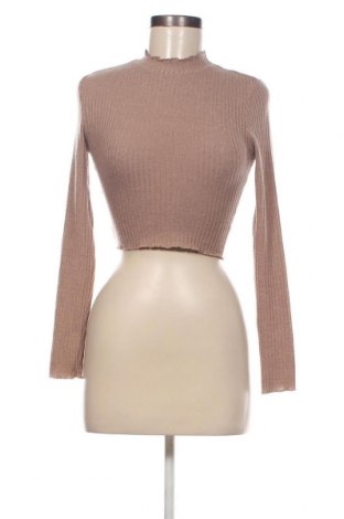Γυναικεία μπλούζα SHEIN, Μέγεθος XS, Χρώμα  Μπέζ, Τιμή 2,35 €