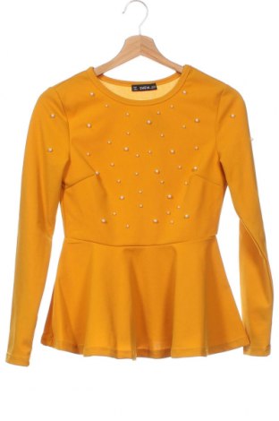 Γυναικεία μπλούζα SHEIN, Μέγεθος XS, Χρώμα Κίτρινο, Τιμή 4,70 €