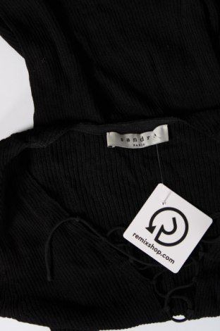 Дамска блуза Sandro, Размер S, Цвят Черен, Цена 75,00 лв.