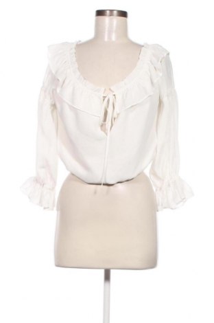 Дамска блуза Simplee, Размер L, Цвят Бял, Цена 17,34 лв.
