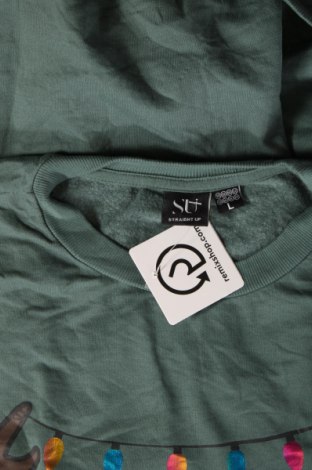 Дамска блуза Straight Up, Размер L, Цвят Зелен, Цена 4,37 лв.