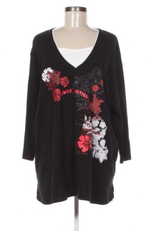 Γυναικεία μπλούζα Thea, Μέγεθος 3XL, Χρώμα Μαύρο, Τιμή 12,62 €